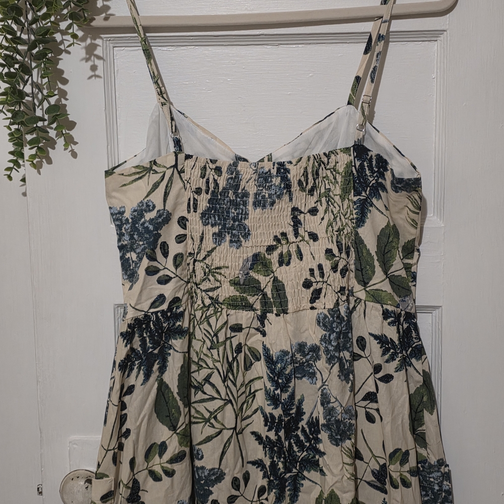DAVI & DANI Leafy Button-Down Dress - Picture 3 of 3